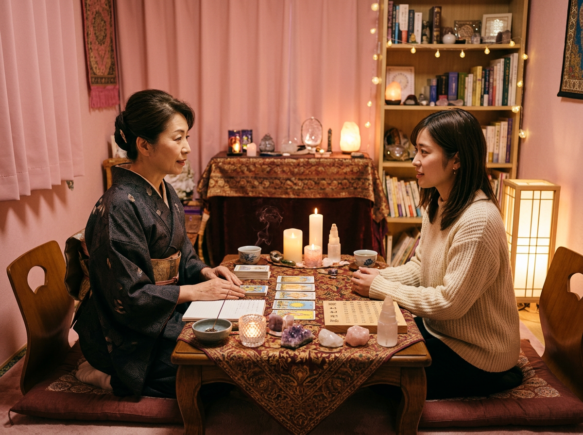 占い・数秘鑑定・プライベートセッションのできる個室